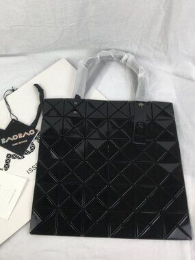 New Bao Bao Issey Miyake Lucent Tote Bag Black